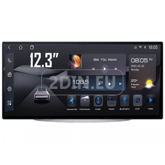 FIAT 500 - 12.3" МУЛТИМЕДИЯ / Навигация android 16